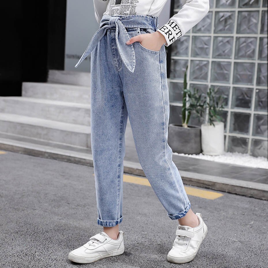 Jeans Pour Fille Pucca - Taille 6 Ans - Bleu - Occasion En Très Bon état