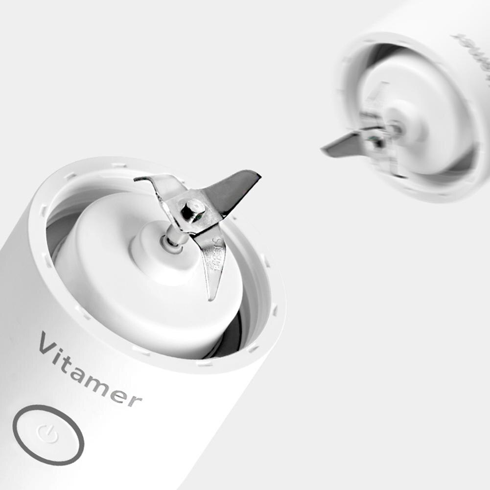 350ml Smart USB Mini Juice Cup Portable Blender Smoothie Juice Machine Mini Juice Maker Fast Food Processor Mobile Mixer