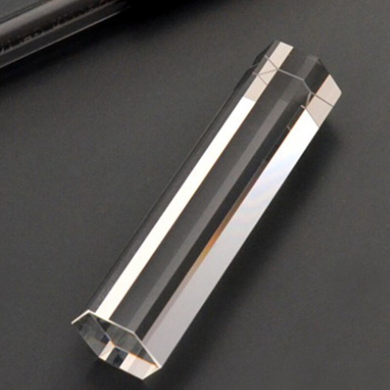 Optische Zeshoekige Prisma Voor Fotografie Zeven-Kleur Reflecteert Zonlicht 15X62mm Lichtgeleider Prisma Fysieke Experiment