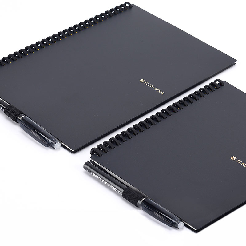 Smart Herbruikbare Uitwisbare Spiraal A5 B5 Notepad Raster Notebook Met Pen En Microfiber Doek Notepad