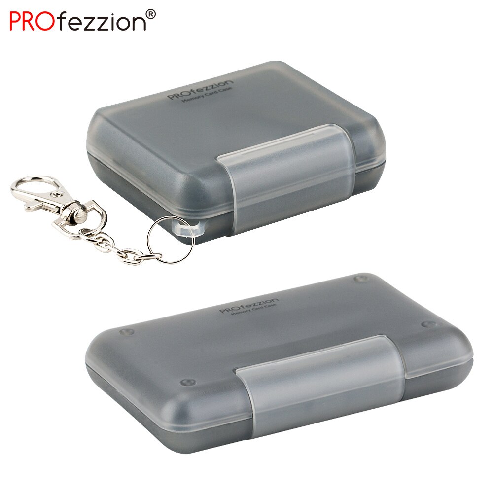 2 Pack Waterbestendig Sd Card Case Houder Hoge Sterkte Doorschijnende Pp Shell Anti-Shock Geheugen Kaarten Portemonnee voor 12 Sd Sdhc Sdxc