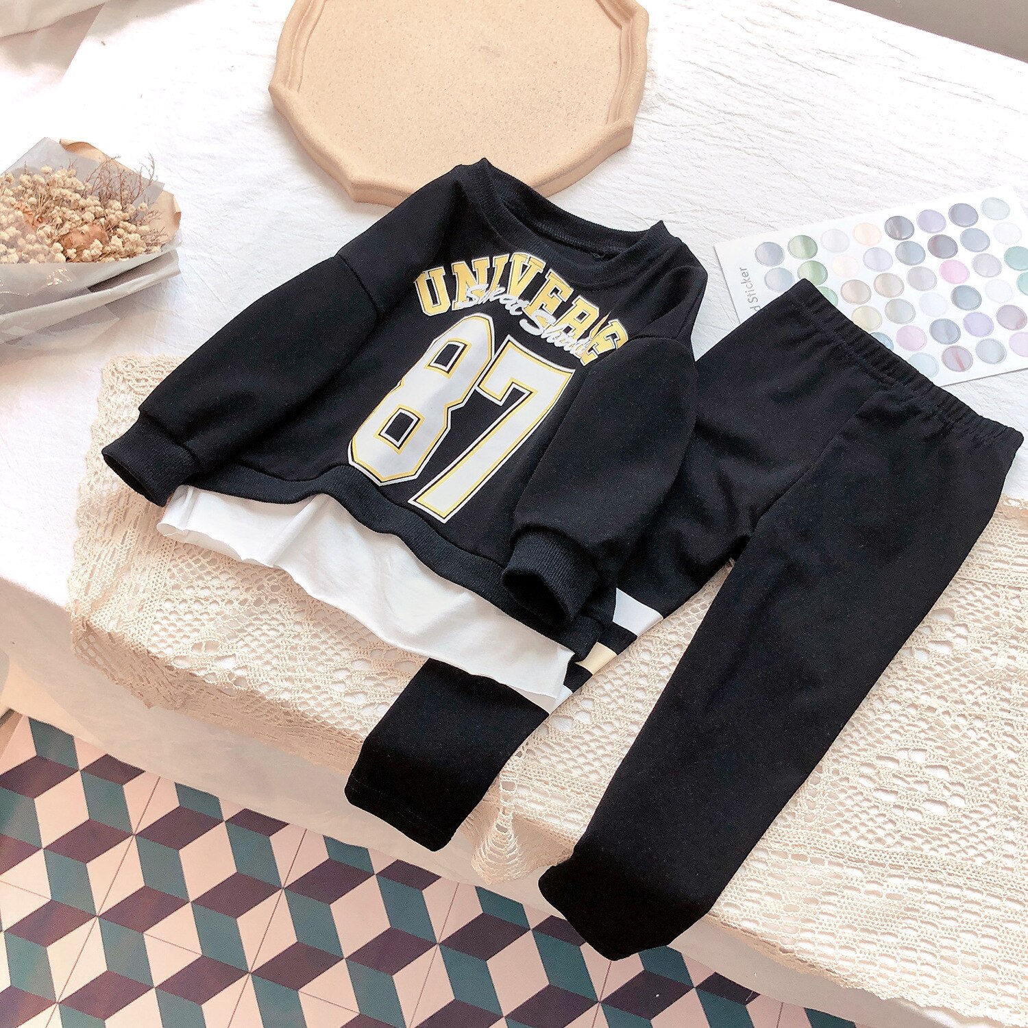 herbst Neue Mädchen knapp 2 Stück Anzug oben + hos... – Grandado