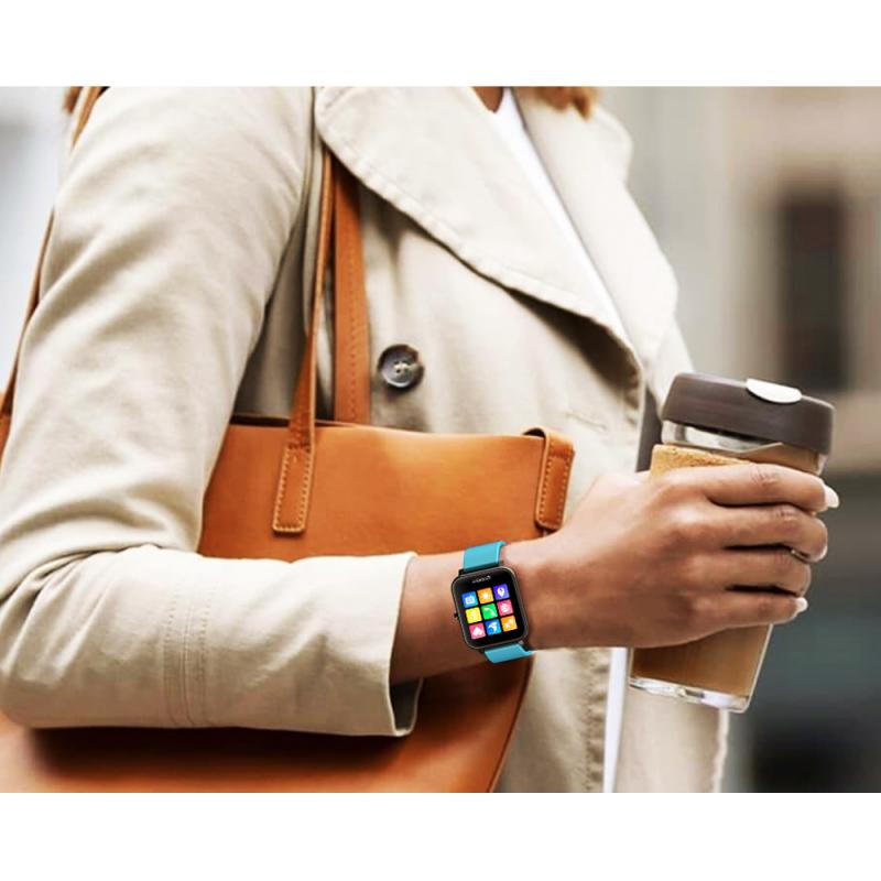centechia Smartwatch - 1.54" IPS Touchscreen - Bluetooth Calls - IP67 Waterproof - Heart Rate Monitor
