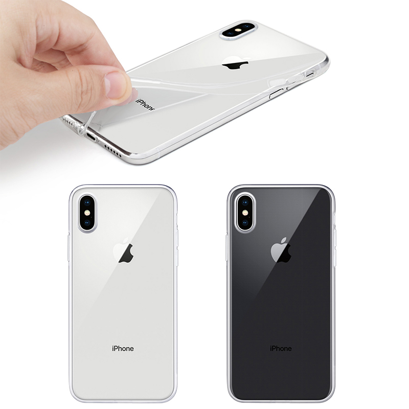 Klare Silikonhülle für iPhone X Hülle iPhone XR Hülle Soft TUP Rückseite für iPhone 7 8 6 Plus 5 SE 11 12 13 Pro Max Handyhülle