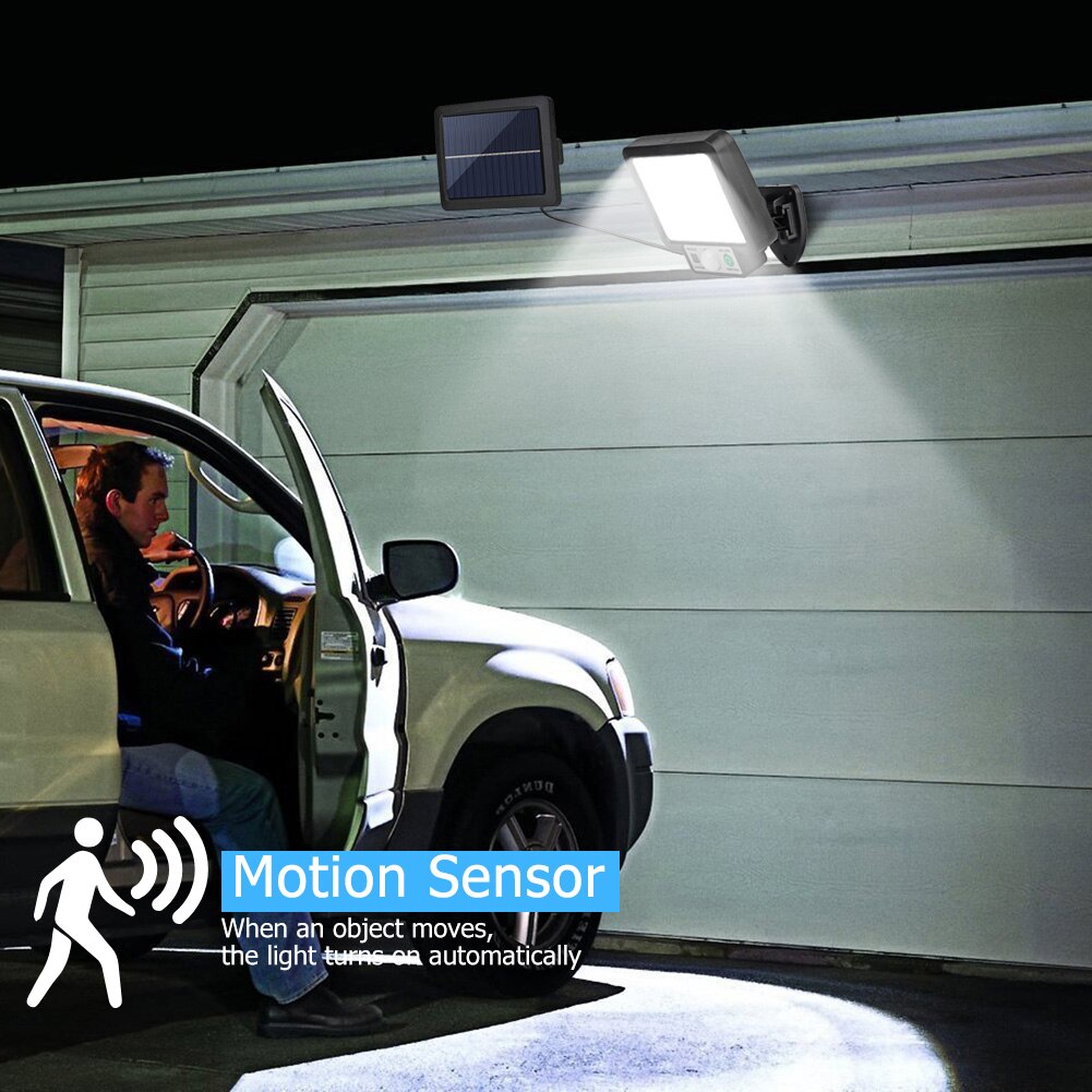 LED Split Solar Wall Light Outdoor Waterproof Motion Sensor Induction Lamp Outdoor Garden Street Driveway Courtyard Aisle Porch