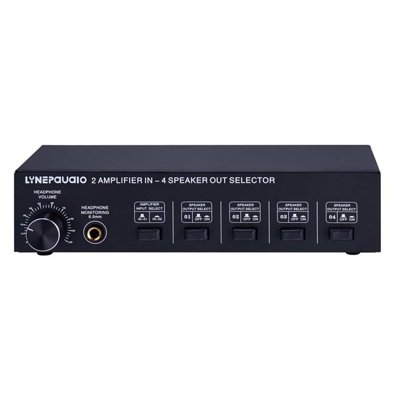 Distributeur d'amplificateur et de commutateur de son 2 en 4 sans perte, comparateur, casque, entrée o, 300W par canal