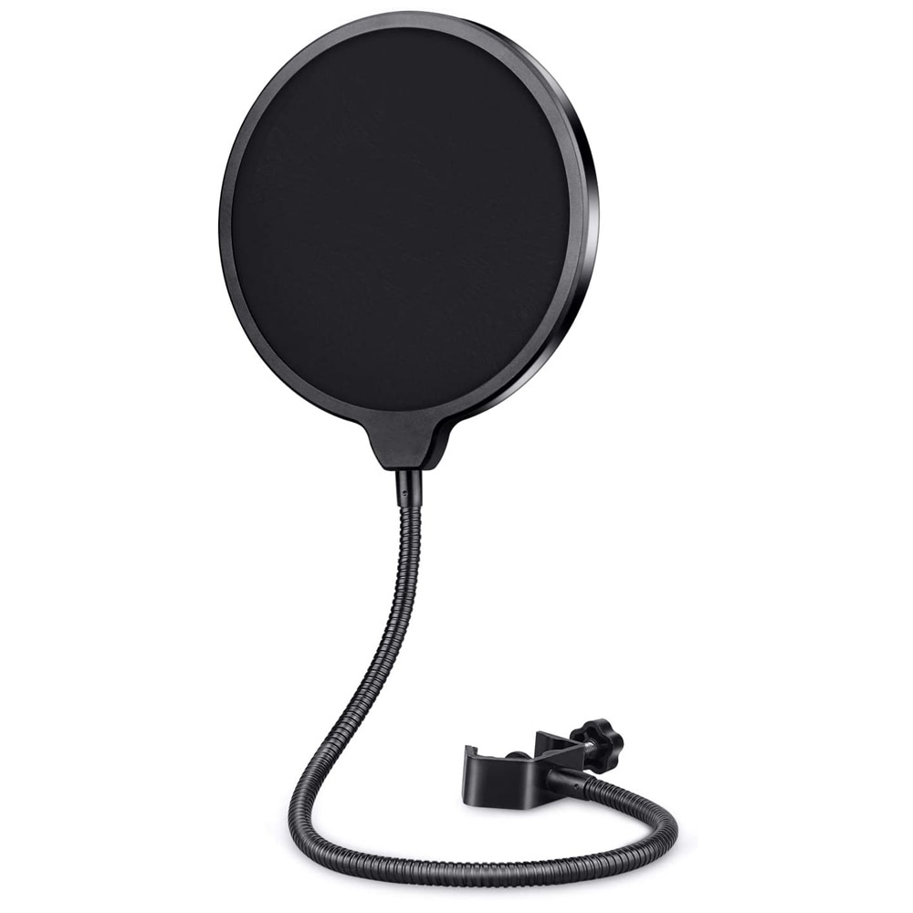 Microfoon Pop Filter Masker Shield Voor Blauw Yeti En Andere Microfoon Dual Gelaagde Wind Pop Scherm Met Een Flexibele arm