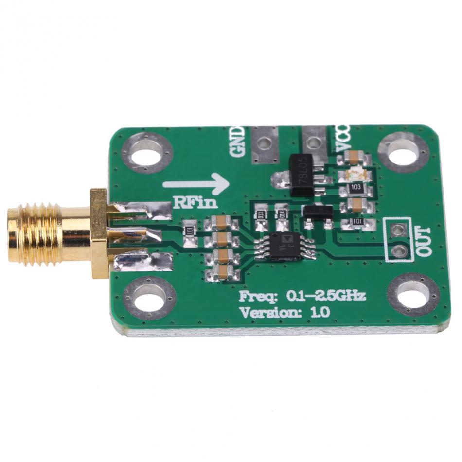 RF Power Meter Logarithmic Detector 0.1 - 2.5GHz RF Logarithmic Power Detection Frequency Meters