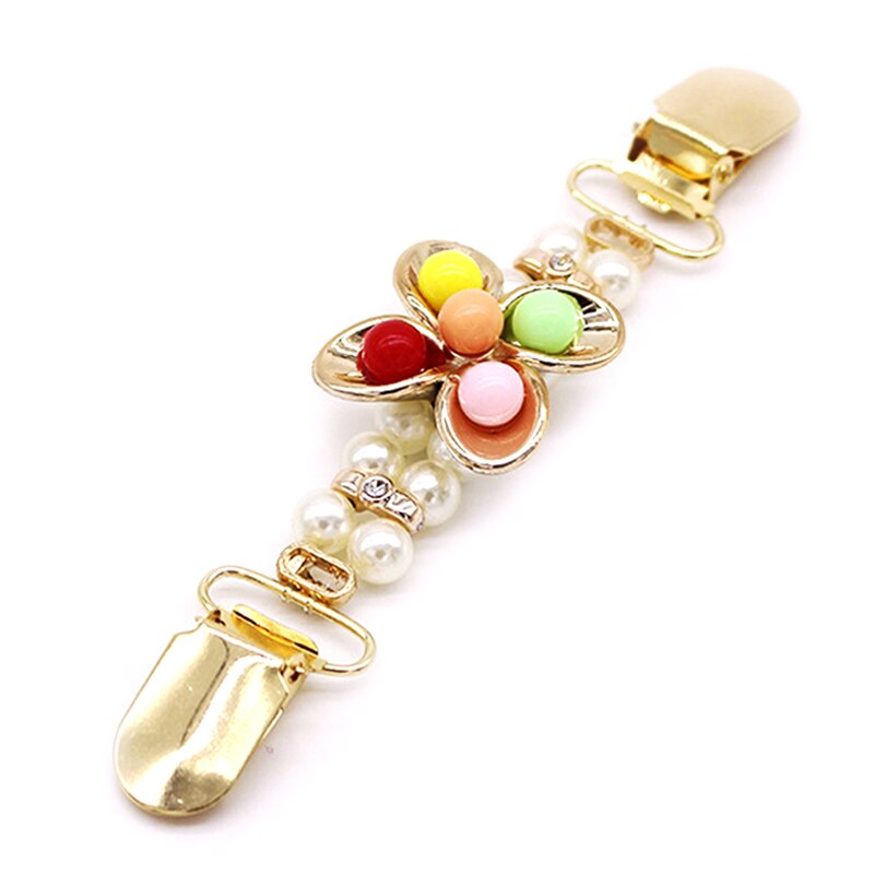 Sjaal Broche Vest Clips Voor Vrouwen Kraag Retro Parel Kristal Eend Clip Gespen Garters Accessoires Sieraden
