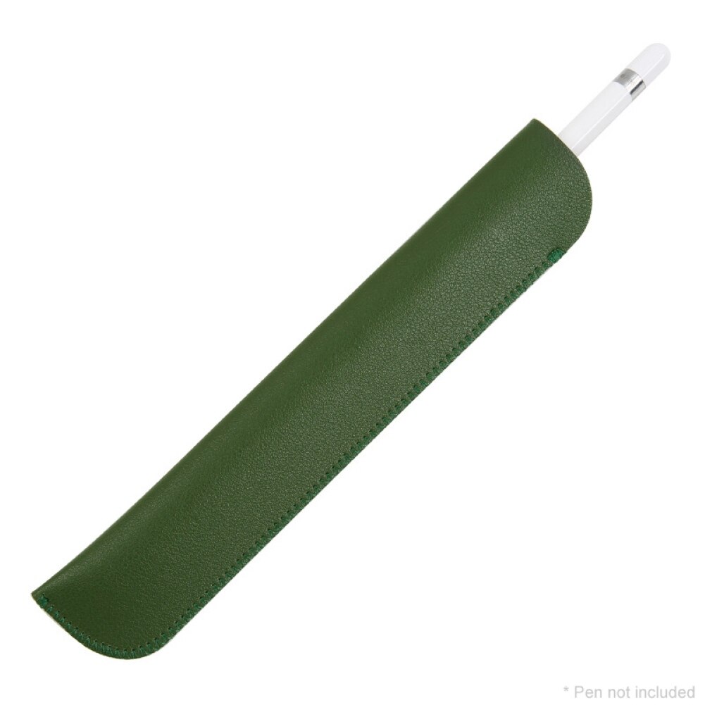 Til æble penalhus stylus touch pen opbevaringstaske cover cover beskytter til samsung til æble blyant: Grøn
