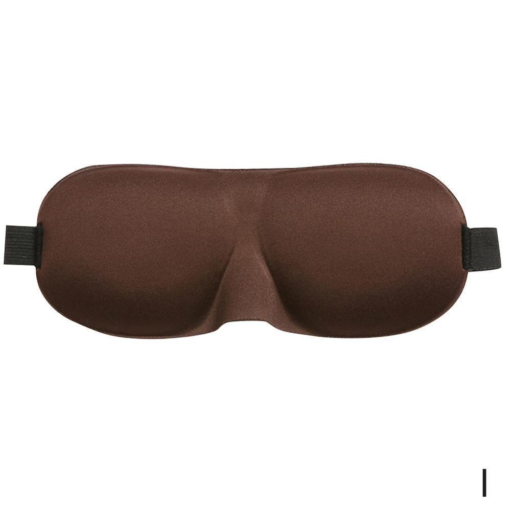 Máscara para dormir en 3D, mascarilla Natural para dormir, protección para los ojos, parche suave para los ojos, portátil, para hombres y mujeres, 1 Uds.: as the picture I