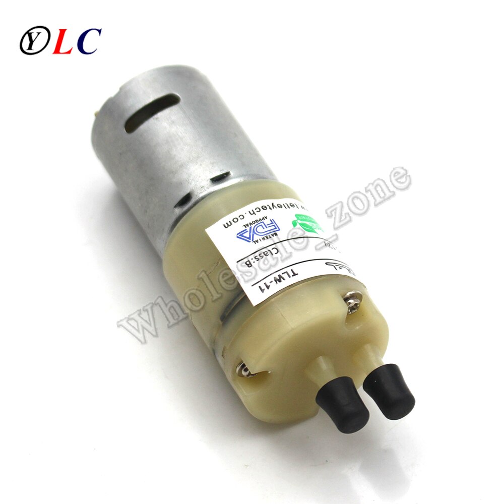 DC Carbon Brush 370 Diaphragm Micro Pump Air Pump / Nylon Pump Body / 12V Aeration Pump  Miniature Diaphragm Self-priming Pump