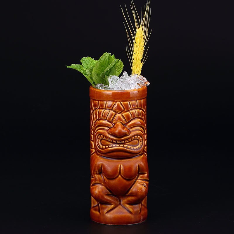 Maitai Cocktail Lange Drink Glas 3D Hawaii Bar Home Club Drinken Wijn Bril Bicchieri Vetro Keramische Sap Tiki Mok Bicchiere