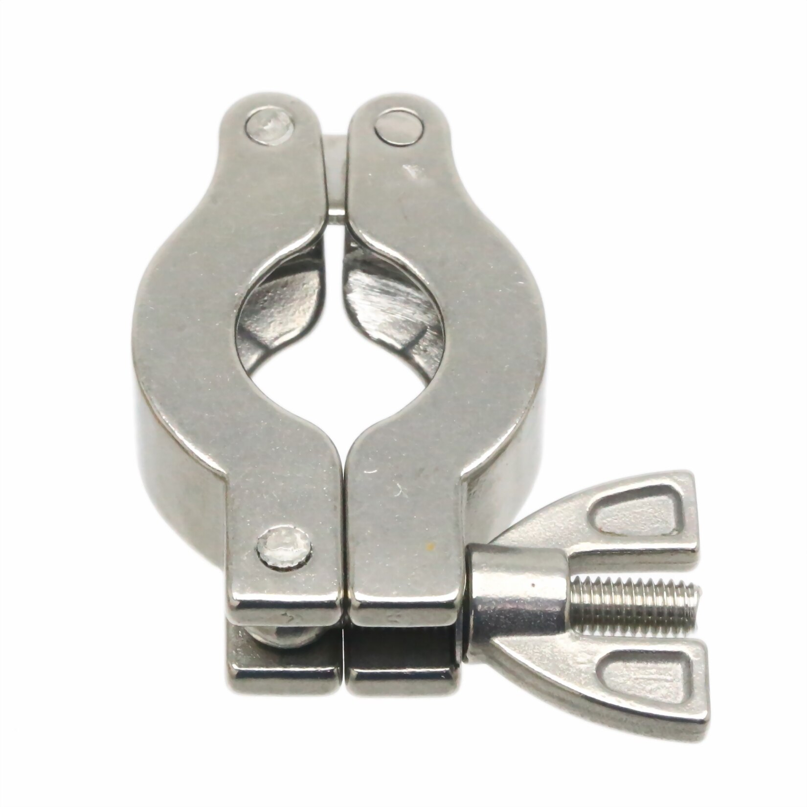 ISO-KF10 NW/KF-10 Hinge Wing-Nut Clamps Stainless Steel 304 Vacuum Flange Fitting (No Centering & O-Ring)