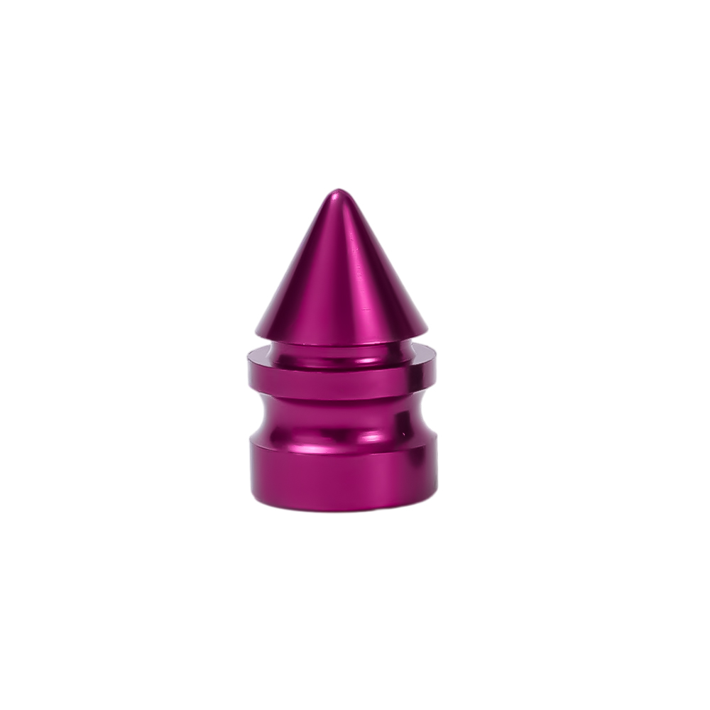 Car Tire Valve Caps Aluminum Alloy Tapered Dust Proof Covers for Auto Motorcycles Bike Tyre Valve Cap Accessories: Yellow