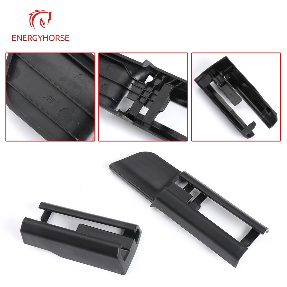 Cubierta embellecedora de riel de asiento de coche, accesorio ABS, color negro, para pista deslizante, capó delantero, trasero, izquierdo y derecho, para BMW G30 G11 G12 F15 F16 5 7 Series X5X6