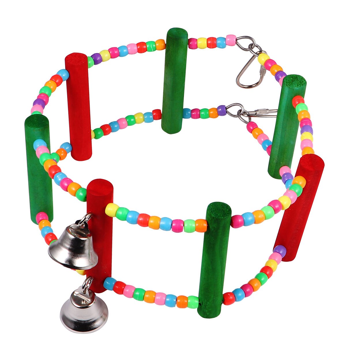 Colorful Pet Parrot Chewing Ferris Wheel Shape Han... – Grandado - Motorized Parrot Aviary Wheel System
