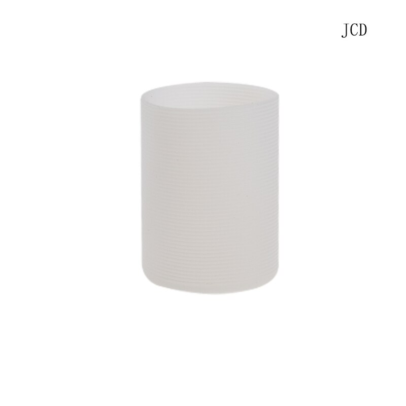 Jcd 1 stk 6.5cm silikone glas kop slip skridsikker isolering beskyttelsesdæksel vandret strimmel isolering dæksel: Klar -6.5cm