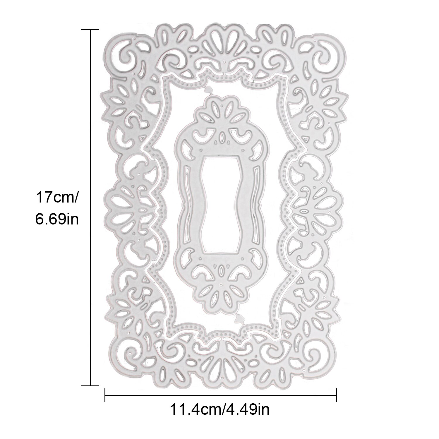 Hollow Out Lace Metal Cutting Dies Stencils Templates Mould for DIY Wedding Invitation Embossing Crafts Scrapbooking