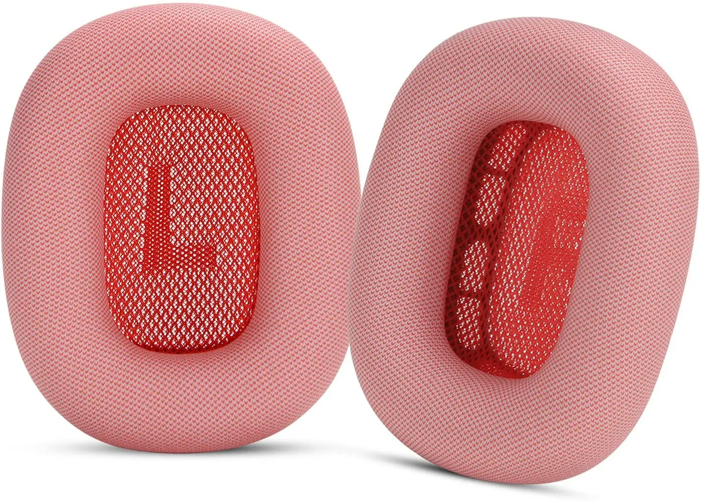 Replacement Ear Pad For Apple AirPods Max Earphone Memory Foam Cover Leather Earpads Headphone Sleeve Earphone Earmuff: Red