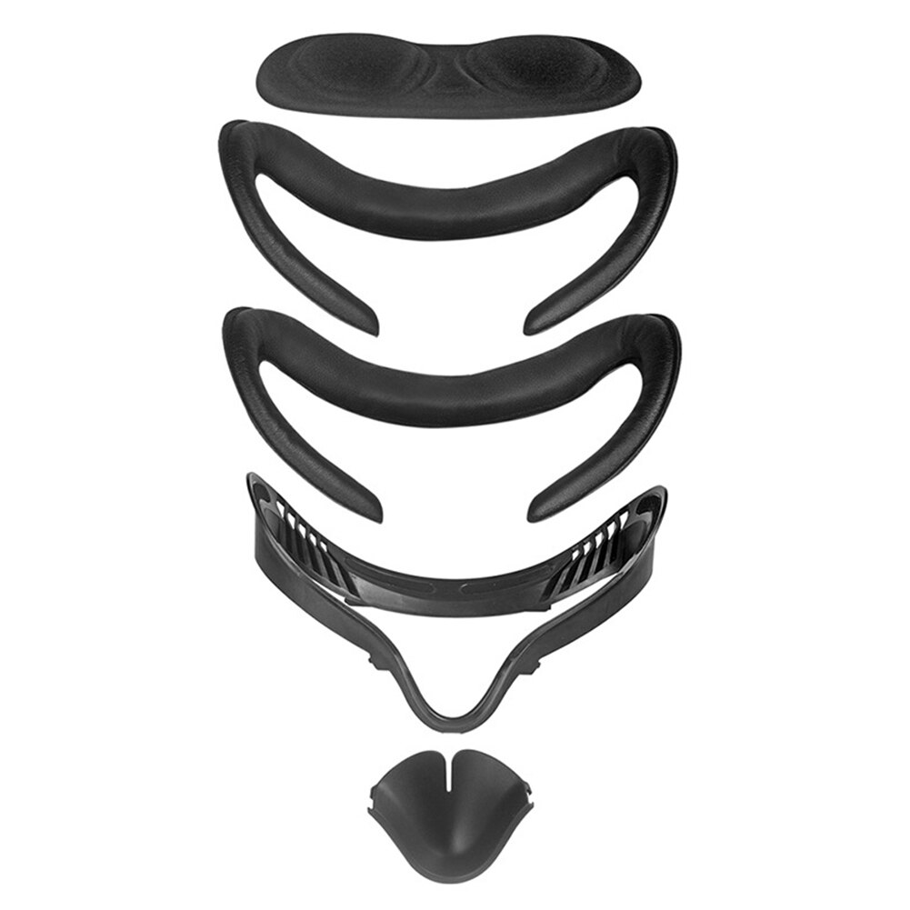 Gesichtsauflage aus pu-leder und schaumstoff für oculus quest 2 , ersatz-komfortlinsenabdeckung, zubehör für oculus quest 2