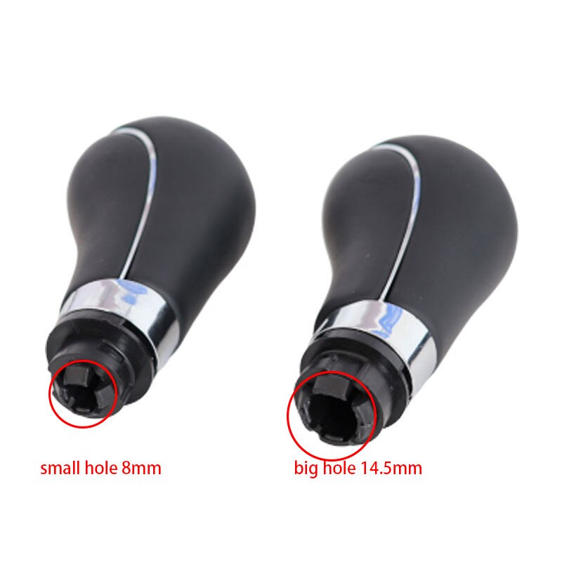 Handmatige versnellingspook hendel knop Shifter Lederen Gaitor Boot Cover Auto Accessoires voor Mercedes-Benz C Klasse W203 S203 (5 Speed-Classic