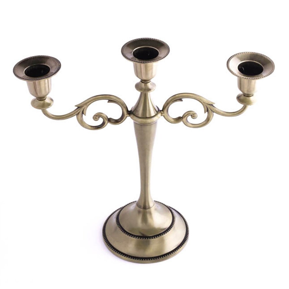 Metal 1/3/5-Arm Candle Holder Candlestick Romantic Dinner Wedding Decor for home decor evening parties ornament