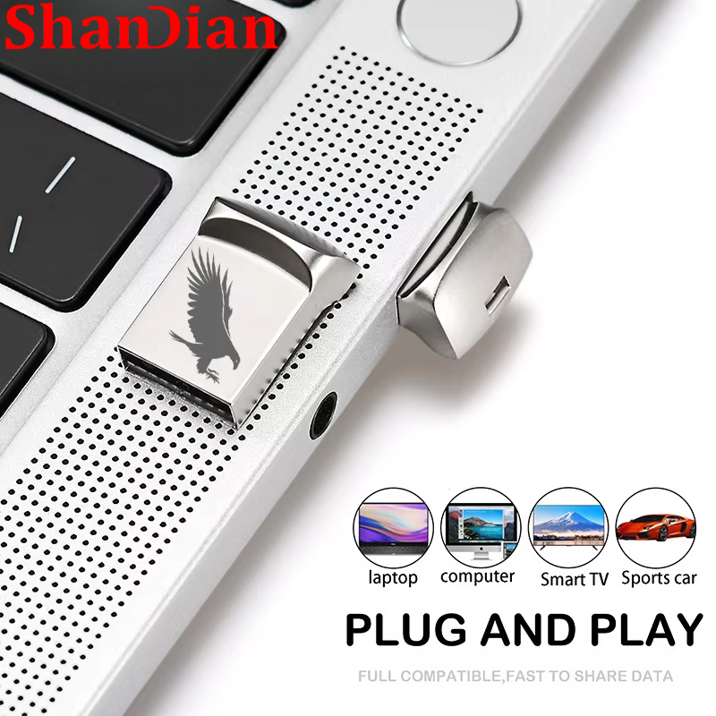 Shandian Flash Disk Ultra Mini Usb Flash Drive Memory Stick Pen Drive 4Gb 16Gb 32Gb 64gb Pendrive Flash Drive Met Touw
