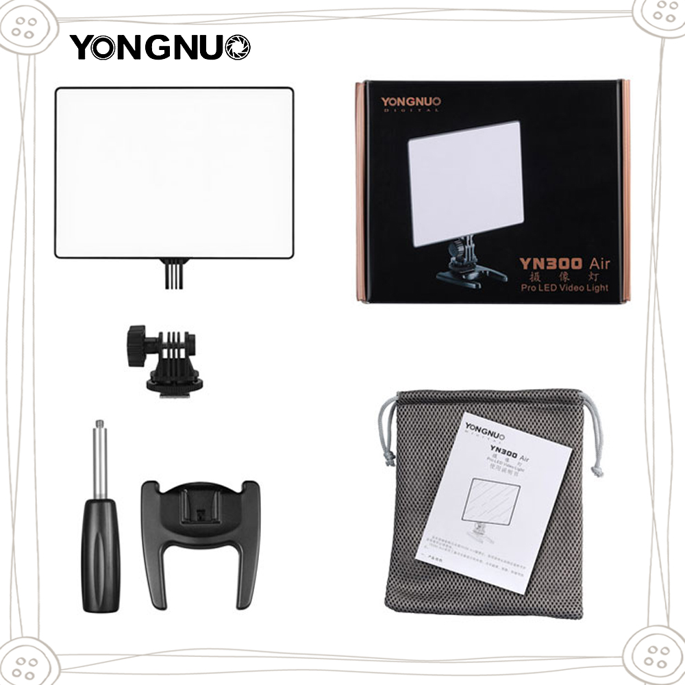 YONGNUO YN300 Air II YN300air II YN-300 air Pro 3200k-5500k RGB LED Camera Video Light for Canon Nikon