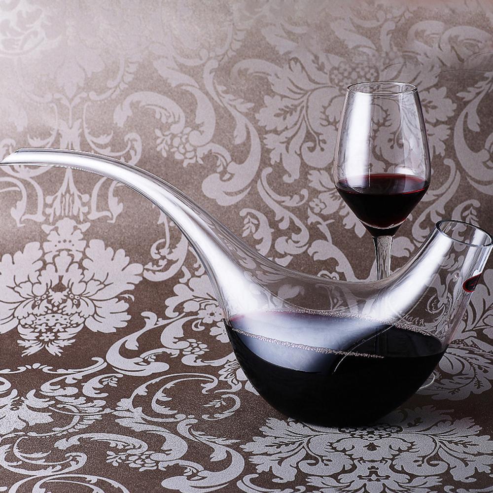 1000ml Bird-shape Glass Wine Decanter Bottle Jug Top Grade Wine Aerator Wine Container Carafe Jug Barware Tool