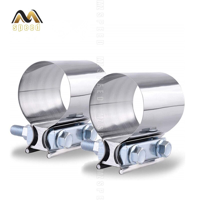 car Accessories Stainless steel Universal exhaust pipe connection hoop Strong steel pipe clamp