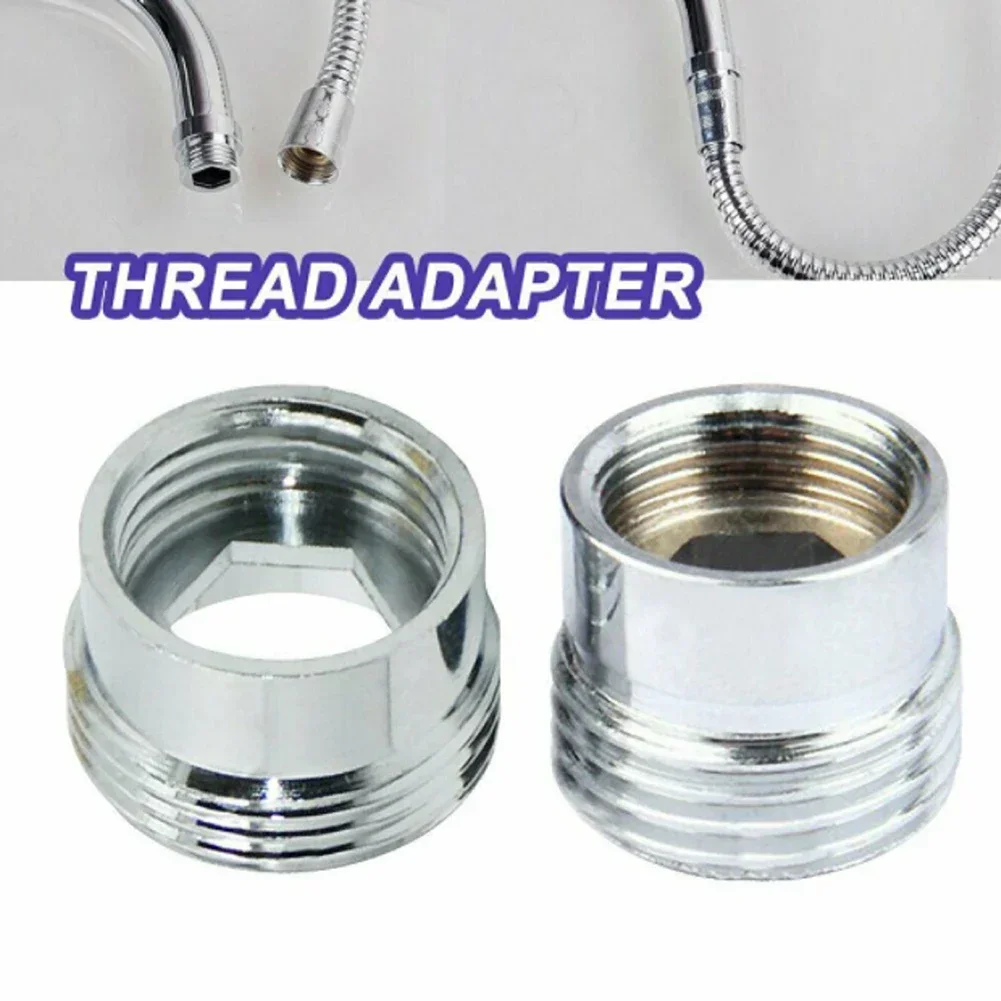 16/18/20mm To 22mm Thread Tap Connector Purifier Accessories Silver Water Tap Adapter Faucet Joints Home Improvement Tool