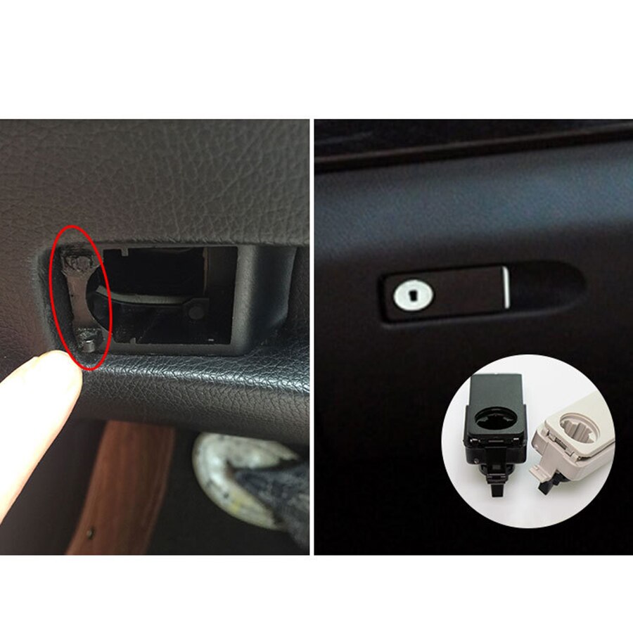 5 Colors Glove Compartment Box Lid Switch Grip Lock Hole Replacement For Mercedes Benz C E GLK Class W204 X204 W212 C200