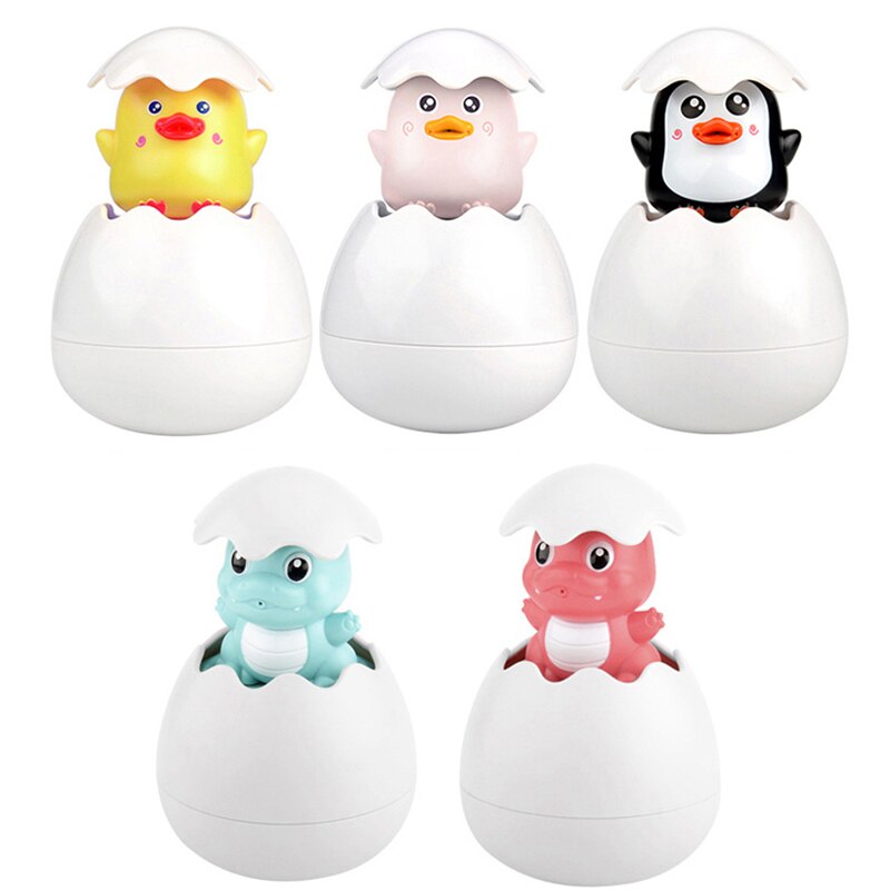 Kids Bath Toys Baby Cute Duck Penguin Egg Water Spray Sprinkler Bathroom Sprinkling Toys Beach Shower Swimming Toddler Toys