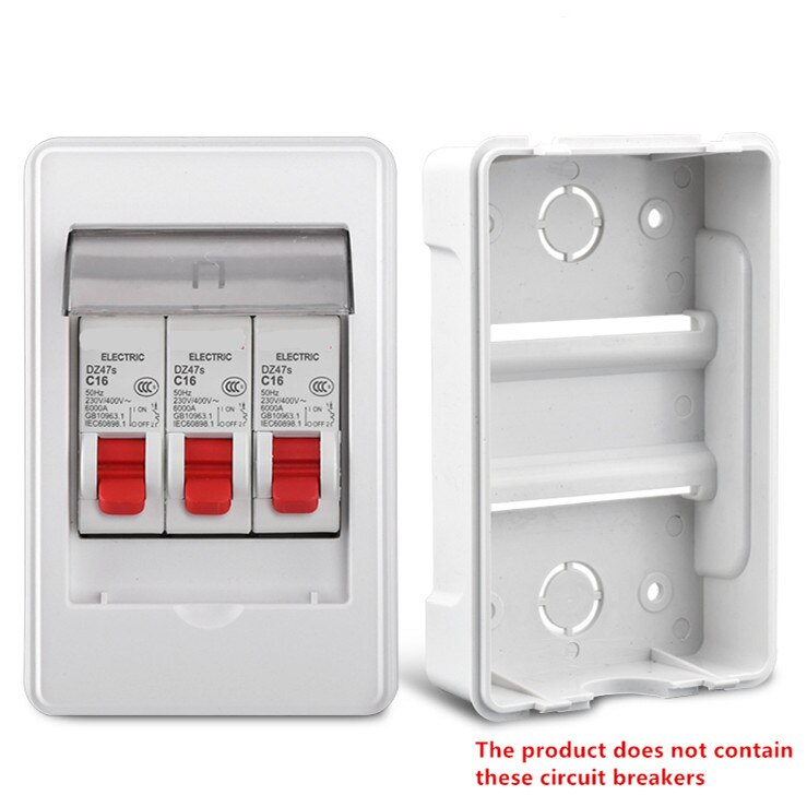 Home 2-3 Ways Plastic Junction Box Indor Wall Distribution Box for Circuit Breaker