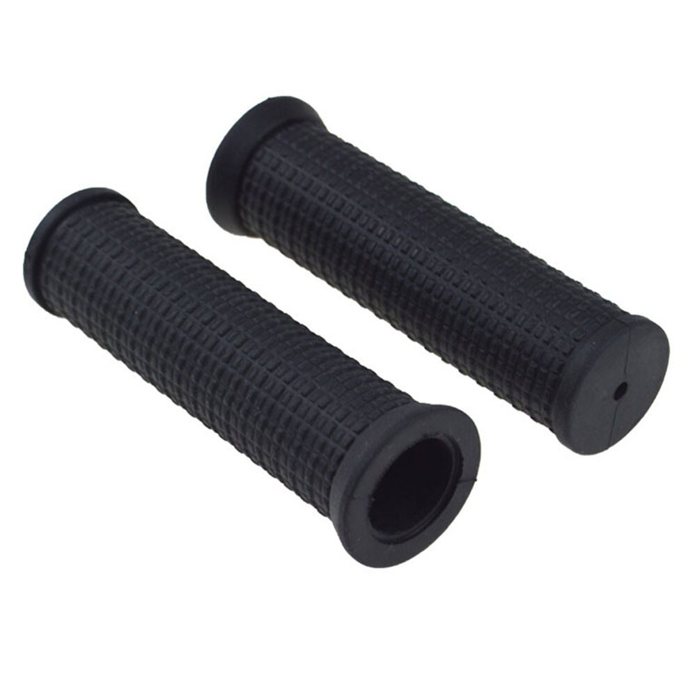 1Pair Bicycle Handlebar Grips TPR Rubber for Twisting Shifter Mountain Bike 22.2mm Bar Anti Slip Long & Short Bicycle Grips