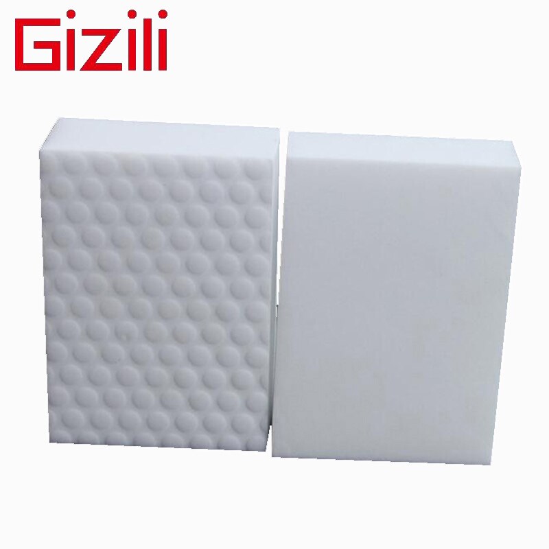 Gizili 50 st/lot högdensitet komprimerad svamp magisk svamp radergummi melamin rengöringsmedel, multifunktionell nano rengöring 100 x 60 x 20mm