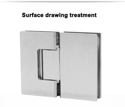 180 grad Öffnen 304 Edelstahl Zauberstab Halterung Glas Dusche Tür Scharniere Für Heimat Schlecht Möbel Clip Gespiegelt Hardware-: 180 gebürstet 304
