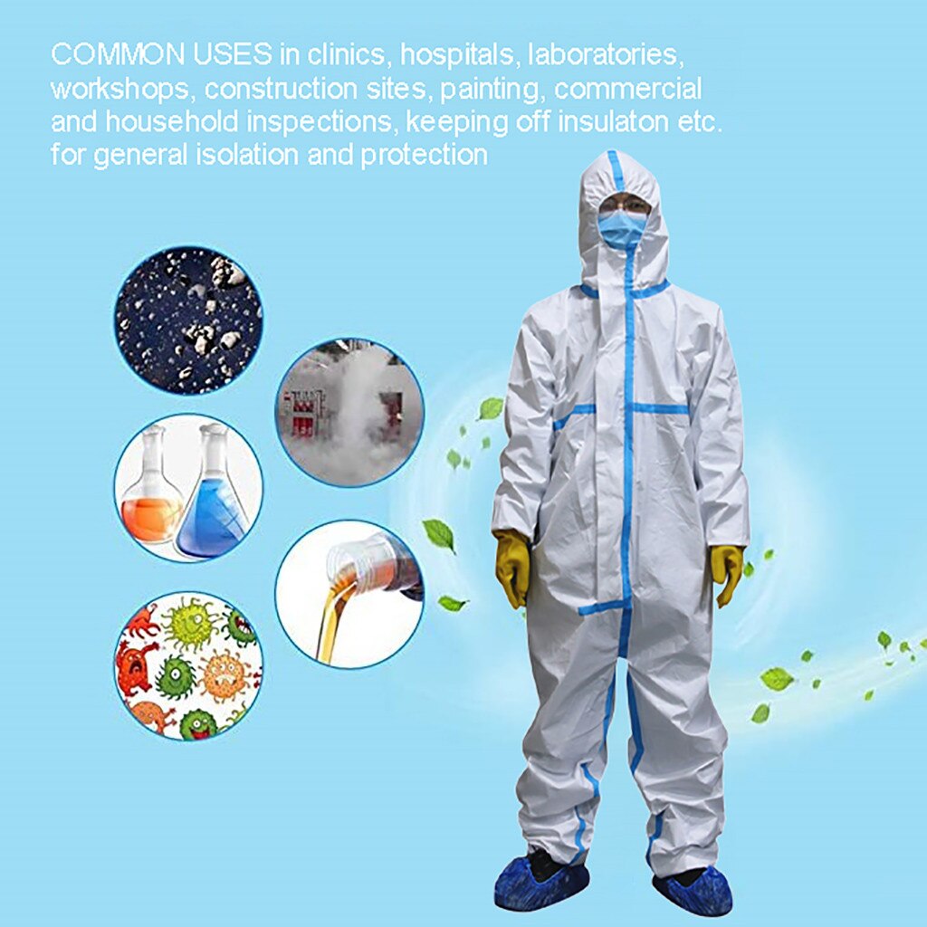 Disposable Protective Clothing Anti-Dust Isolation Clothing Uniforms Non-Porous медицинская одежда