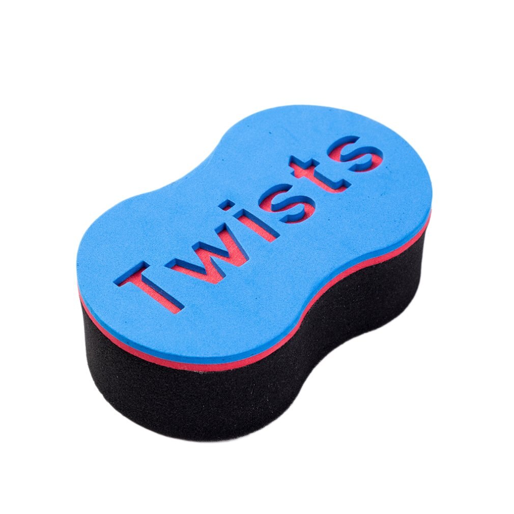Oval Double Sides Magic twist hair brush sponge,Sponge Brush for Natural,afro coil wave dread sponge brushes Free Ship