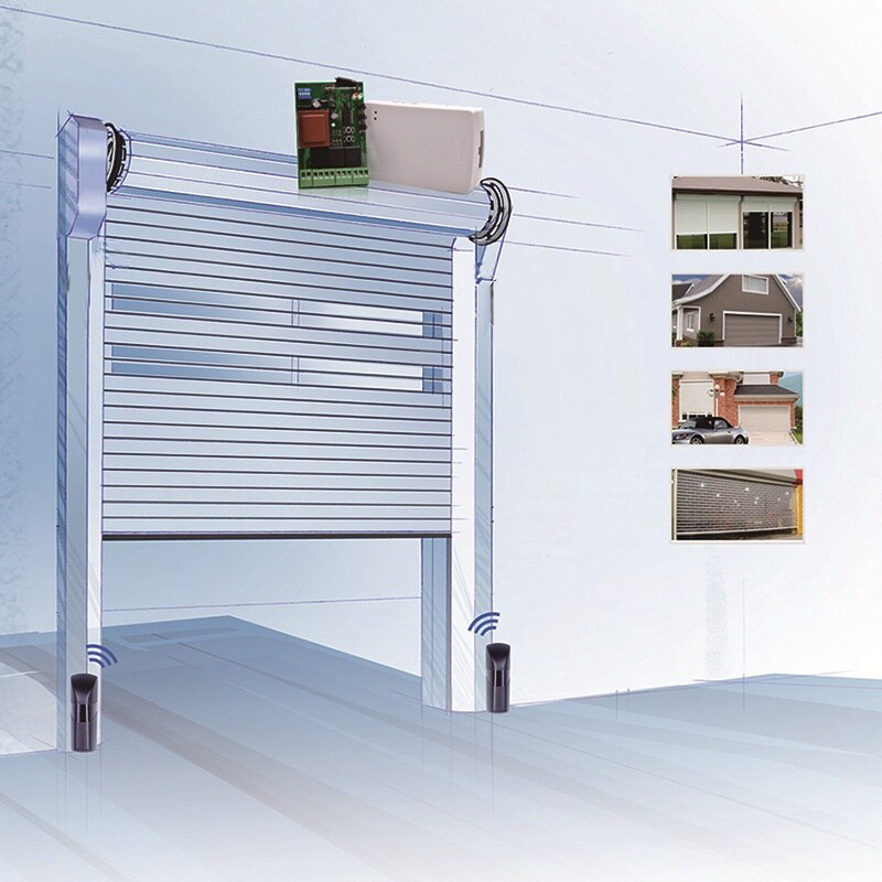 Infrared Detector Battery powered Single Beam Infrared Detector Alarm Barrier Sensor Photoelectric Home Security