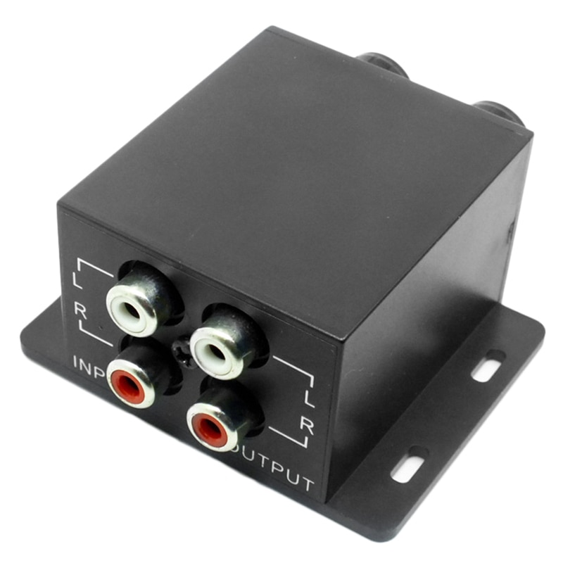 Autoversterker aud io regelaar bas subwoofer equalizer crossover controller 4 rca lijnniveau volumeversterking