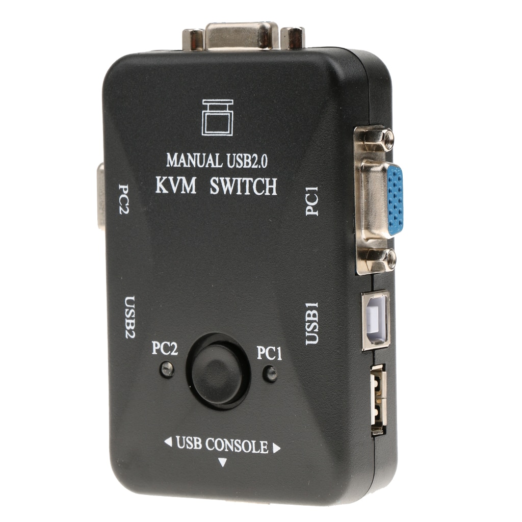 2-Port Displayport Kvm-switch Met Ingebouwde Usb 2.0 Hub Ultra Hd Connector