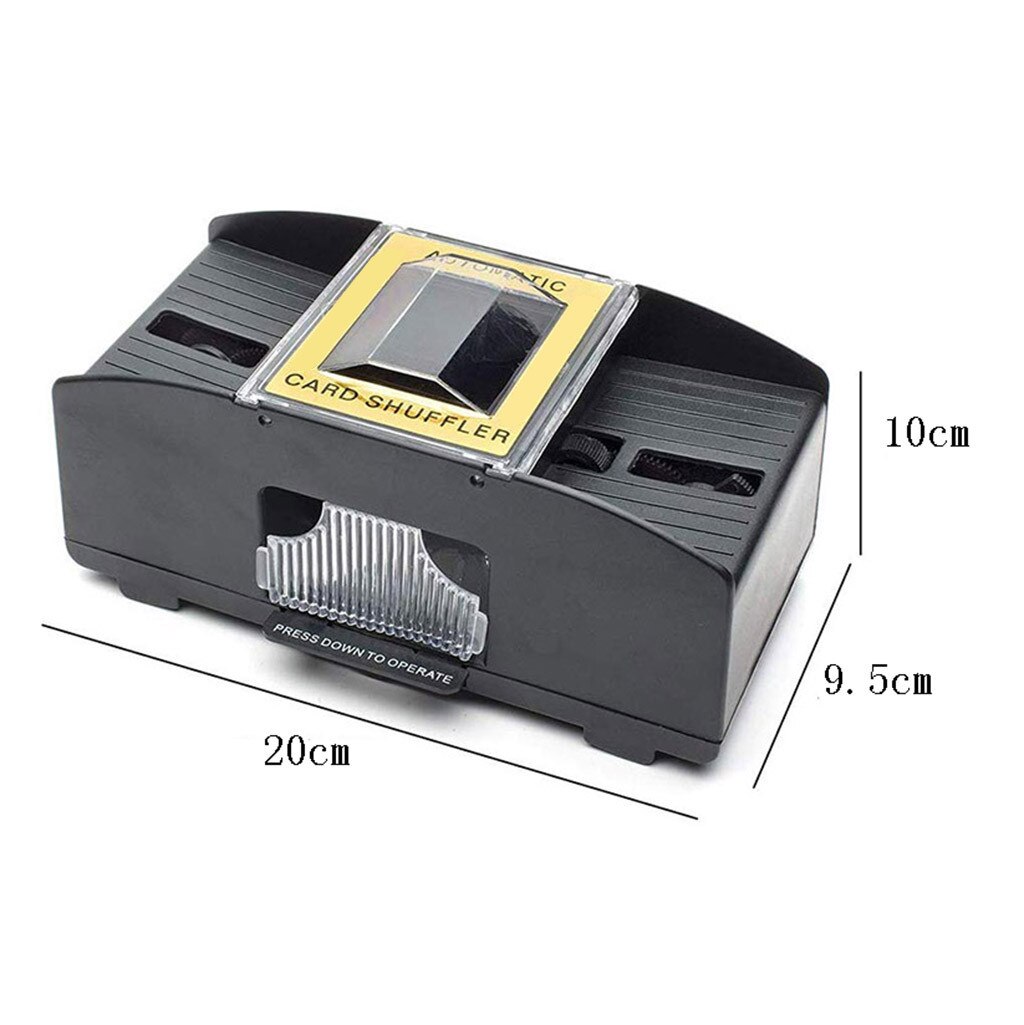 Poker Card Shuffling Machine Automatic Battery Operated Playing Cards Shuffling Tools Card Storage Garden Home