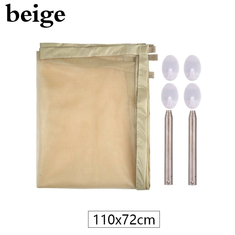 Valla portátil para mascotas, Red de aislamiento para perros y gatos, duradera, plegable, segura, protección interior y exterior,: Beige / 180x72cm