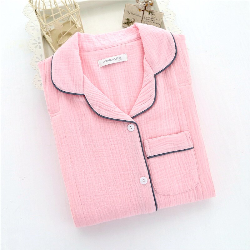 Baumwolle Winter Heft Kleidung Postpartale Pflege Pyjama Schwangere Frauen Große Größe Verdickt Homewear einstellen: Rosa / L