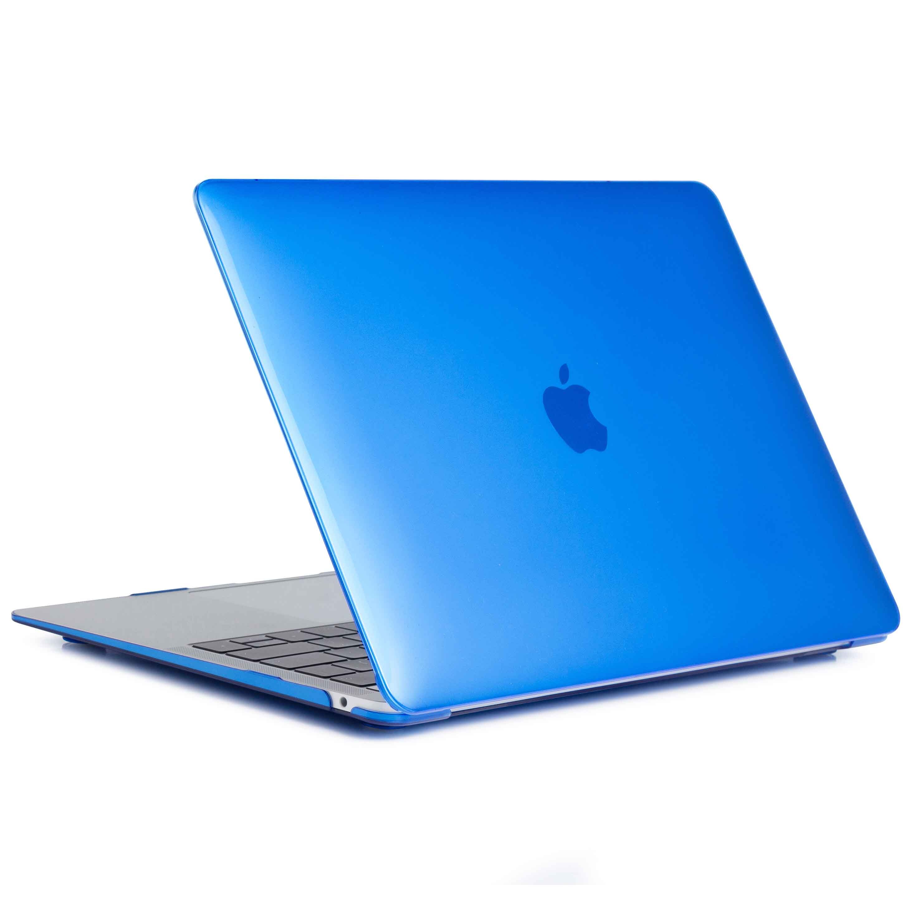 Laptop Case For Apple MacBook Air Pro Retina 13 15 11 12 for Macbook 13.3 15.4 Crystal Transparent Hard Case For Macbook Pro16: Blue / 12 Inch  A1534