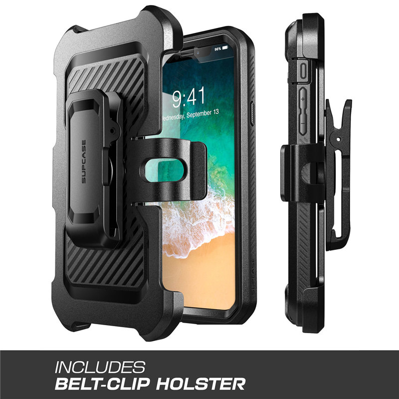 Supcase Voor Iphone Xs Max Case 6.5 Inch Ub Pro Full-Body Robuuste Holster Case Met Ingebouwde screen Protector &amp; Kickstand