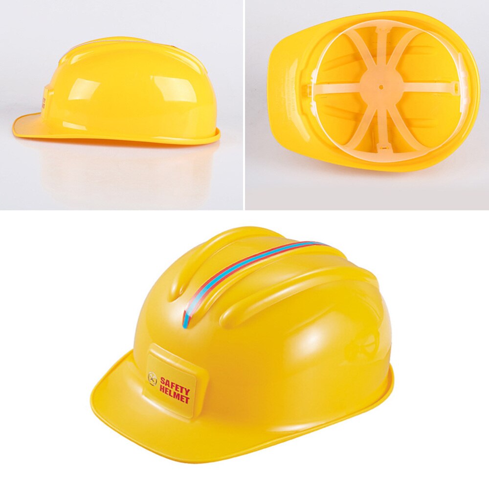 1pc Kids Engineering Cap Stylish Simulation Engineering Cap Kids Engineering Hat Kids Construction Hard Hat Role Play En