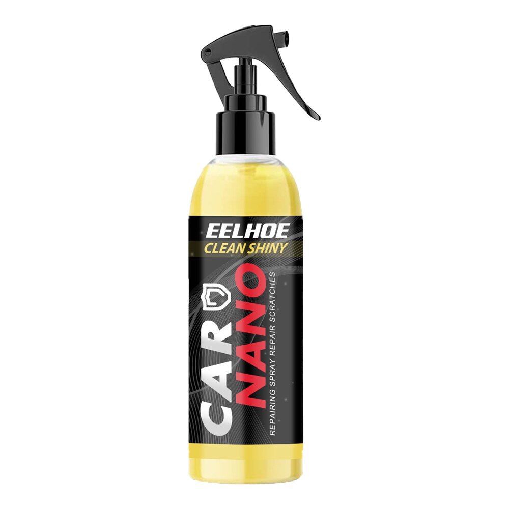 Spray de cire liquide anti-rayures pour verre de voiture, 250ML, produit de polissage hydrophobe hybride pour voiture: Default Title